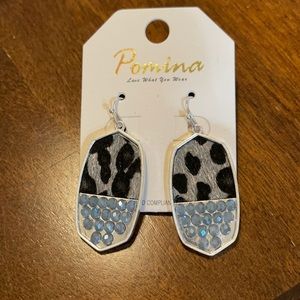 Animal print earrings